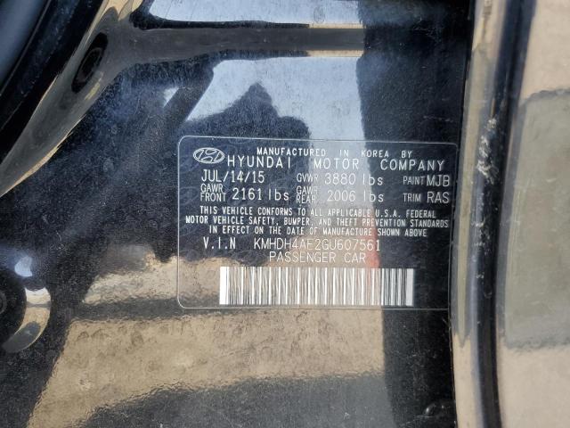 Photo 11 VIN: KMHDH4AE2GU607561 - HYUNDAI ELANTRA SE 