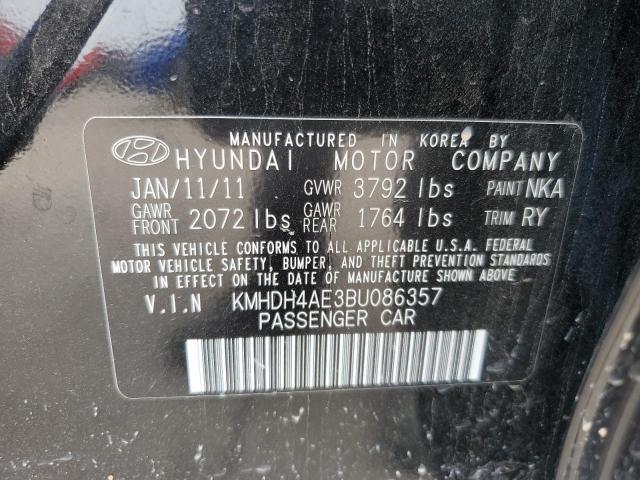 Photo 12 VIN: KMHDH4AE3BU086357 - HYUNDAI ELANTRA GL 