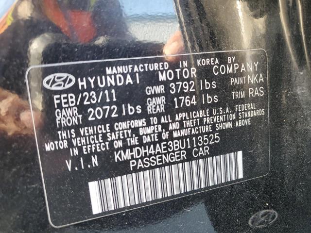 Photo 12 VIN: KMHDH4AE3BU113525 - HYUNDAI ELANTRA 