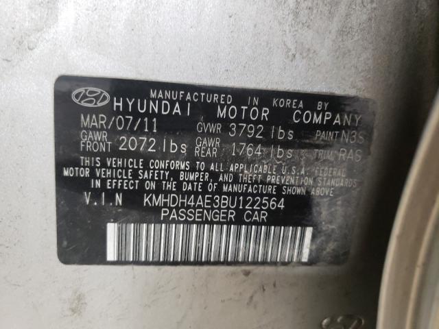 Photo 9 VIN: KMHDH4AE3BU122564 - HYUNDAI ELANTRA GL 