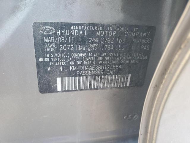 Photo 11 VIN: KMHDH4AE3BU123584 - HYUNDAI ELANTRA 