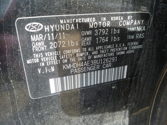 Photo 9 VIN: KMHDH4AE3BU126291 - HYUNDAI ELANTRA GL 