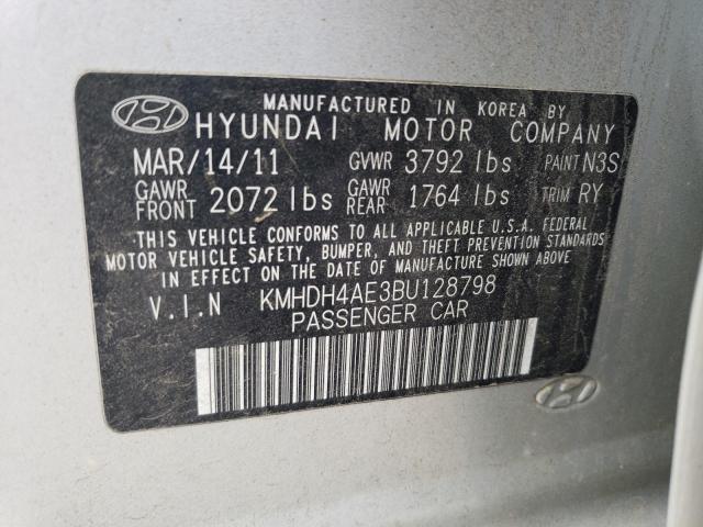 Photo 11 VIN: KMHDH4AE3BU128798 - HYUNDAI ELANTRA GL 