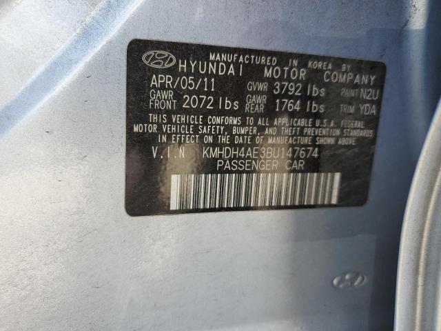 Photo 11 VIN: KMHDH4AE3BU147674 - HYUNDAI ELANTRA 