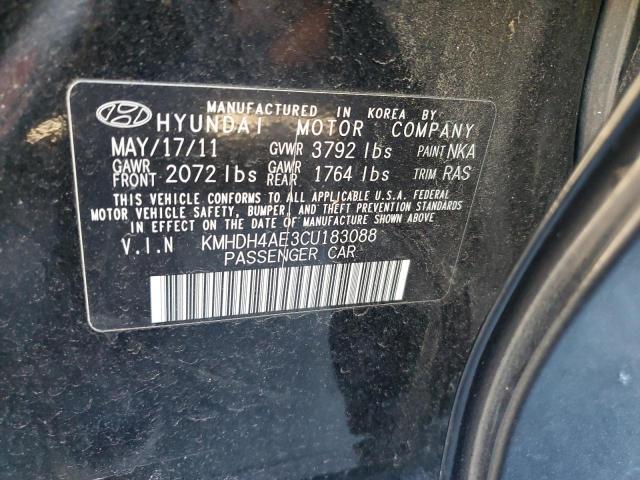 Photo 11 VIN: KMHDH4AE3CU183088 - HYUNDAI ELANTRA 