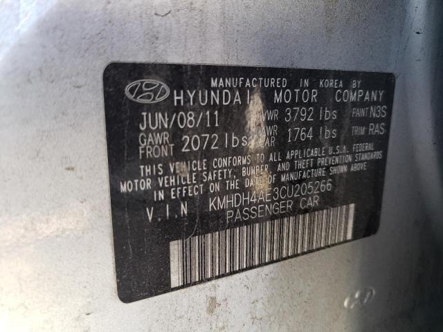 Photo 12 VIN: KMHDH4AE3CU205266 - HYUNDAI ELANTRA 