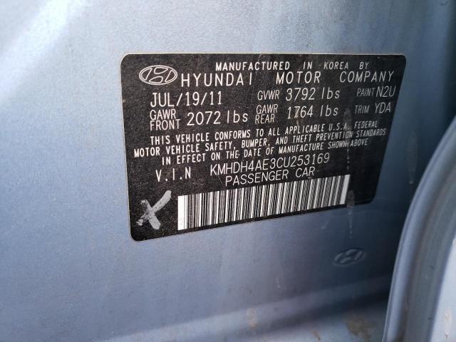 Photo 12 VIN: KMHDH4AE3CU253169 - HYUNDAI ELANTRA GL 