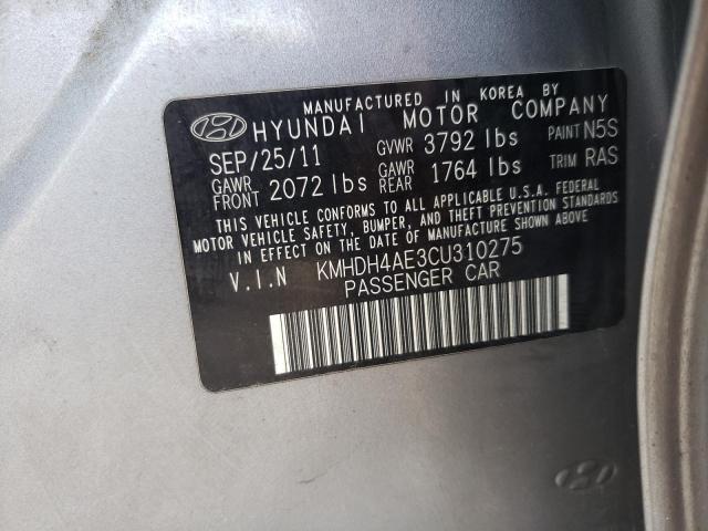 Photo 11 VIN: KMHDH4AE3CU310275 - HYUNDAI ELANTRA 