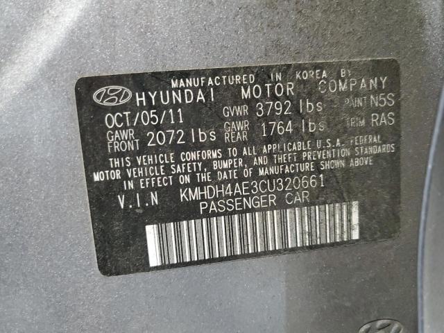 Photo 11 VIN: KMHDH4AE3CU320661 - HYUNDAI ELANTRA 