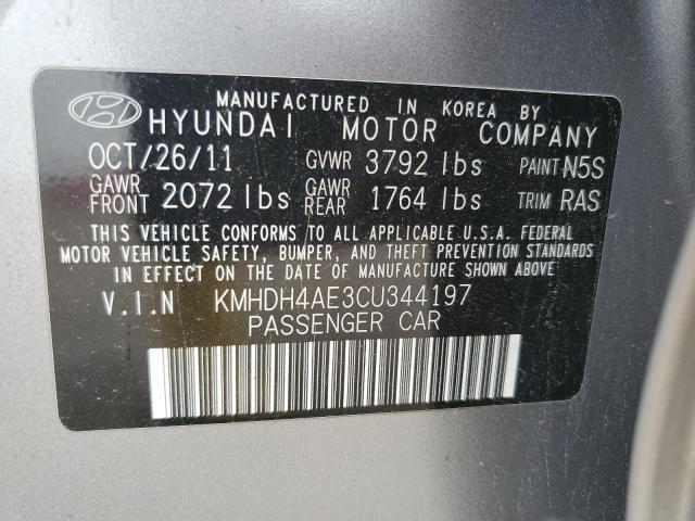 Photo 11 VIN: KMHDH4AE3CU344197 - HYUNDAI ELANTRA GL 