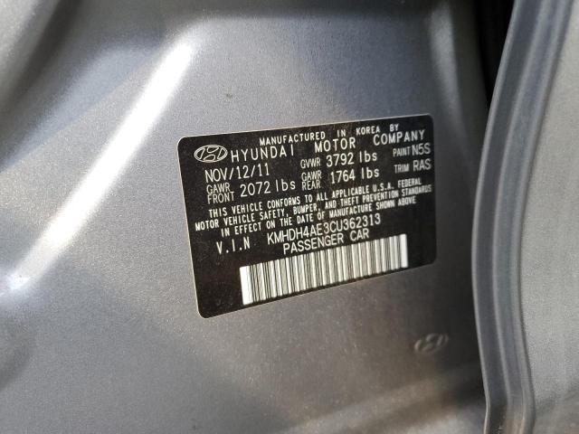 Photo 11 VIN: KMHDH4AE3CU362313 - HYUNDAI ELANTRA GL 