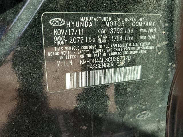 Photo 11 VIN: KMHDH4AE3CU367320 - HYUNDAI ELANTRA 