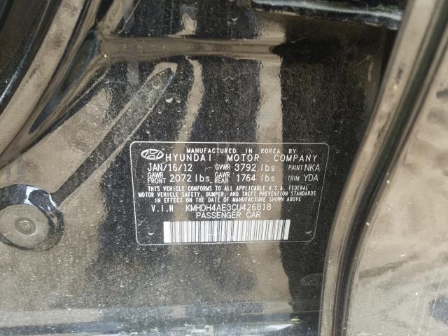 Photo 9 VIN: KMHDH4AE3CU426818 - HYUNDAI ELANTRA GL 