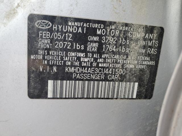 Photo 11 VIN: KMHDH4AE3CU441500 - HYUNDAI ELANTRA GL 