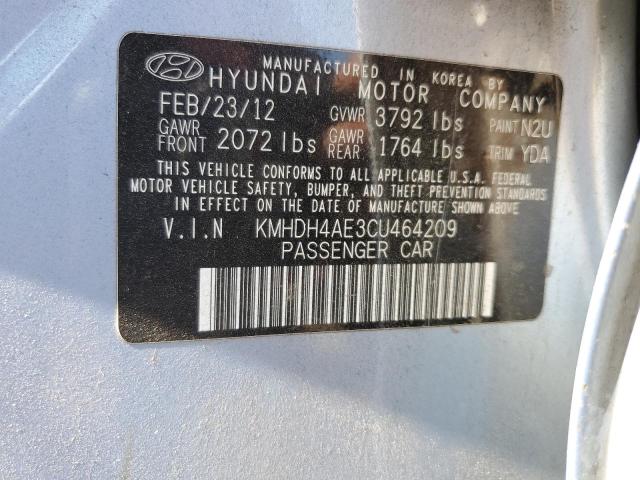 Photo 12 VIN: KMHDH4AE3CU464209 - HYUNDAI ELANTRA GL 