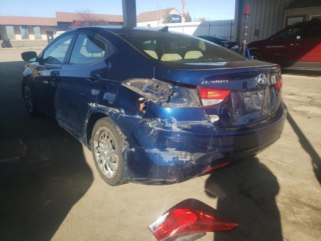 Photo 2 VIN: KMHDH4AE3DU483425 - HYUNDAI ELANTRA GL 