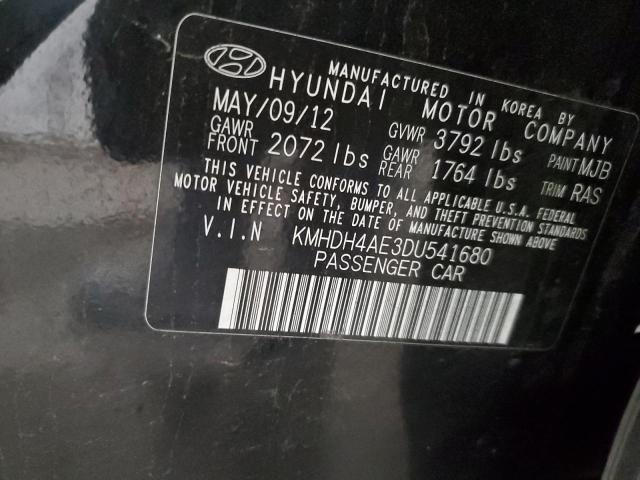 Photo 12 VIN: KMHDH4AE3DU541680 - HYUNDAI ELANTRA 