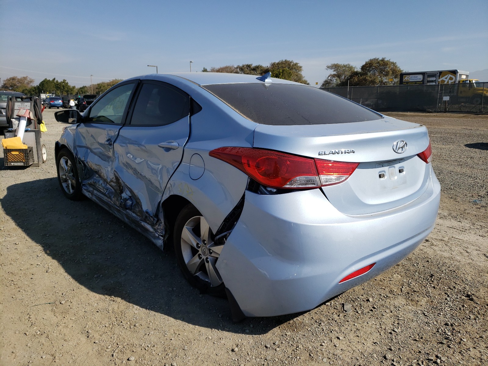 Photo 2 VIN: KMHDH4AE3DU569740 - HYUNDAI ELANTRA GL 