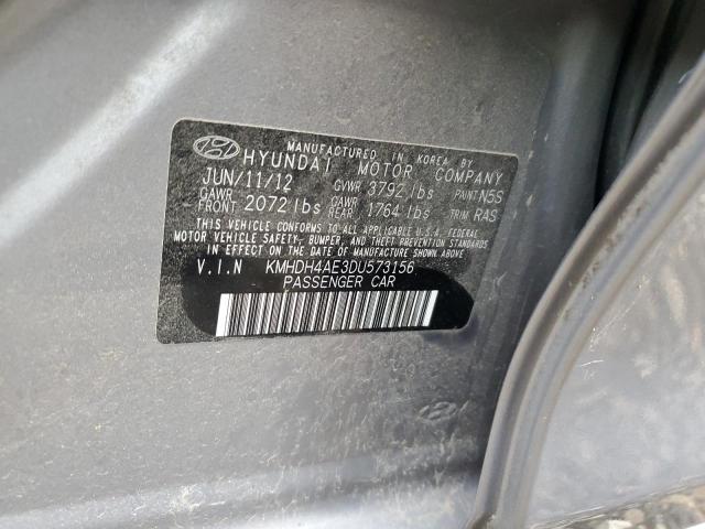 Photo 11 VIN: KMHDH4AE3DU573156 - HYUNDAI ELANTRA GL 