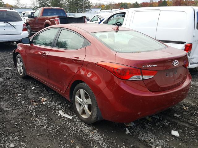 Photo 2 VIN: KMHDH4AE3DU619844 - HYUNDAI ELANTRA GL 