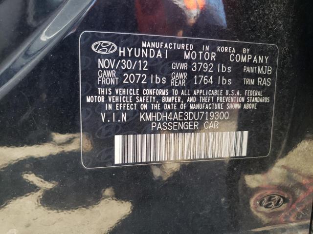 Photo 11 VIN: KMHDH4AE3DU719300 - HYUNDAI ELANTRA GL 