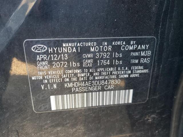 Photo 12 VIN: KMHDH4AE3DU847830 - HYUNDAI ELANTRA GL 