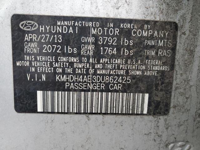 Photo 11 VIN: KMHDH4AE3DU862425 - HYUNDAI ELANTRA 