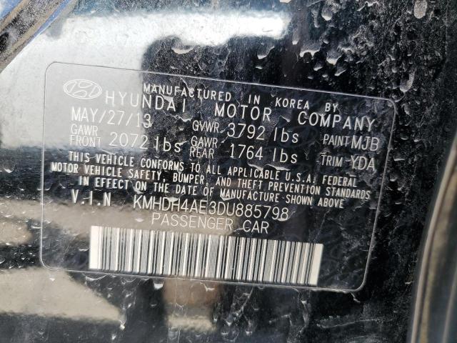 Photo 11 VIN: KMHDH4AE3DU885798 - HYUNDAI ELANTRA GL 