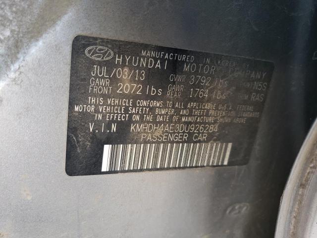 Photo 11 VIN: KMHDH4AE3DU926284 - HYUNDAI ELANTRA GL 