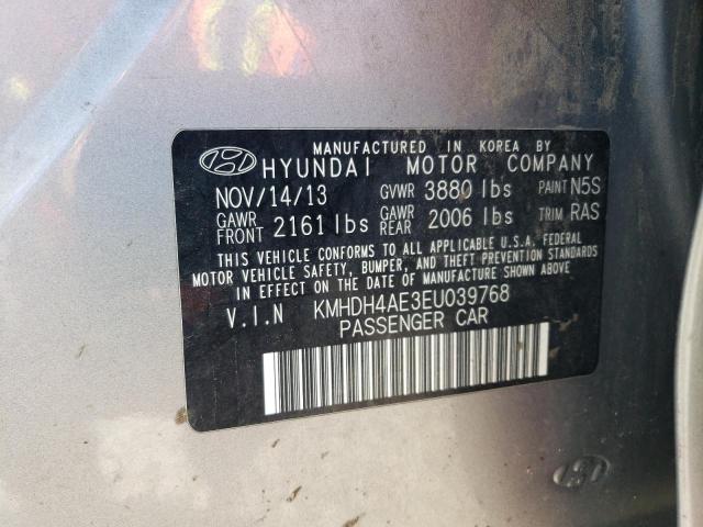 Photo 11 VIN: KMHDH4AE3EU039768 - HYUNDAI ELANTRA SE 