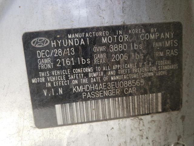 Photo 9 VIN: KMHDH4AE3EU088565 - HYUNDAI ELANTRA SE 