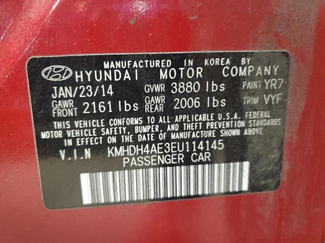 Photo 11 VIN: KMHDH4AE3EU114145 - HYUNDAI ELANTRA SE 