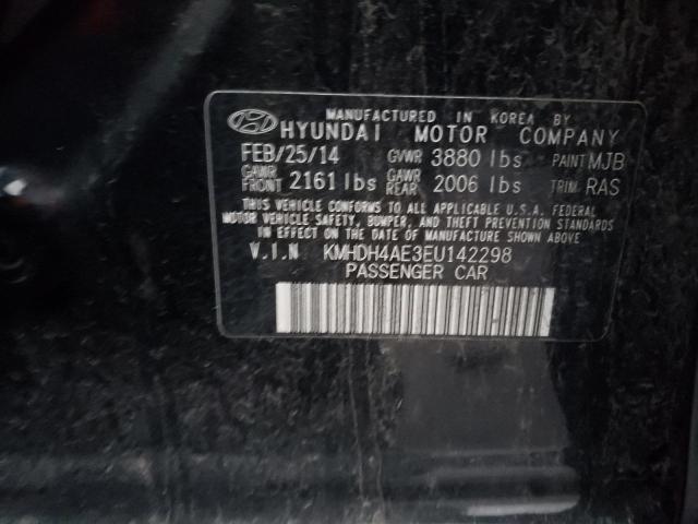 Photo 11 VIN: KMHDH4AE3EU142298 - HYUNDAI ELANTRA SE 