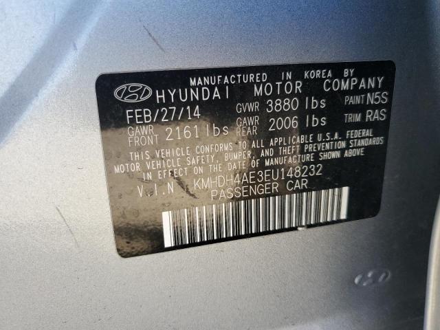 Photo 11 VIN: KMHDH4AE3EU148232 - HYUNDAI ELANTRA SE 