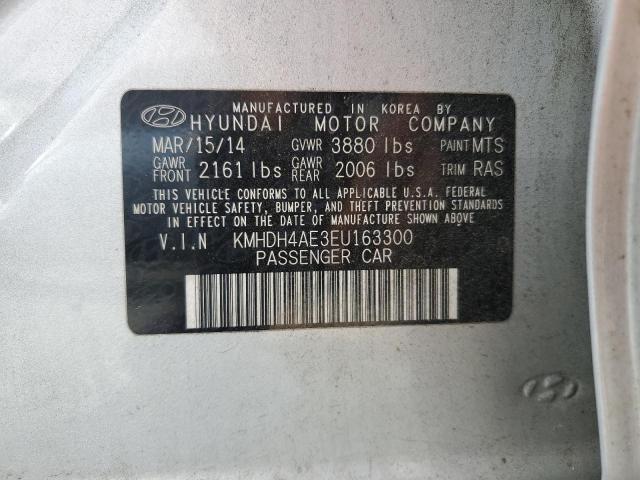 Photo 11 VIN: KMHDH4AE3EU163300 - HYUNDAI ELANTRA 