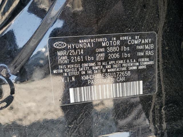 Photo 12 VIN: KMHDH4AE3EU172658 - HYUNDAI ELANTRA SE 