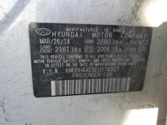 Photo 11 VIN: KMHDH4AE3EU174023 - HYUNDAI ELANTRA SE 