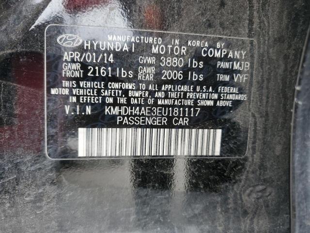 Photo 12 VIN: KMHDH4AE3EU181117 - HYUNDAI ELANTRA 