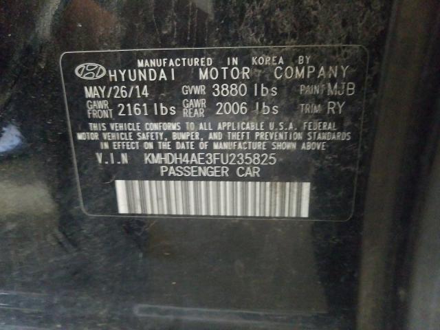 Photo 9 VIN: KMHDH4AE3FU235825 - HYUNDAI ELANTRA SE 