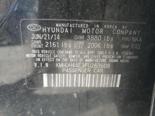 Photo 12 VIN: KMHDH4AE3FU263608 - HYUNDAI ELANTRA 