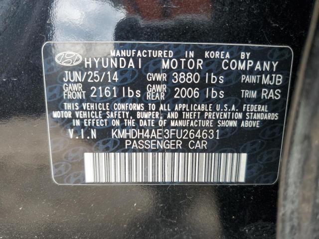 Photo 11 VIN: KMHDH4AE3FU264631 - HYUNDAI ELANTRA SE 