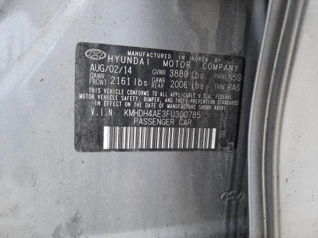 Photo 11 VIN: KMHDH4AE3FU300785 - HYUNDAI ELANTRA SE 