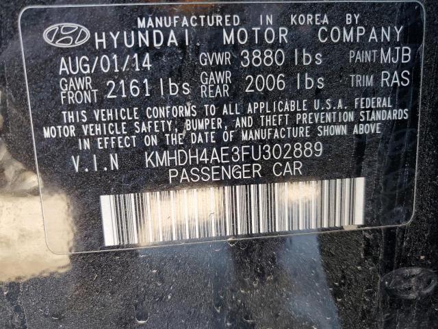 Photo 11 VIN: KMHDH4AE3FU302889 - HYUNDAI ELANTRA SE 