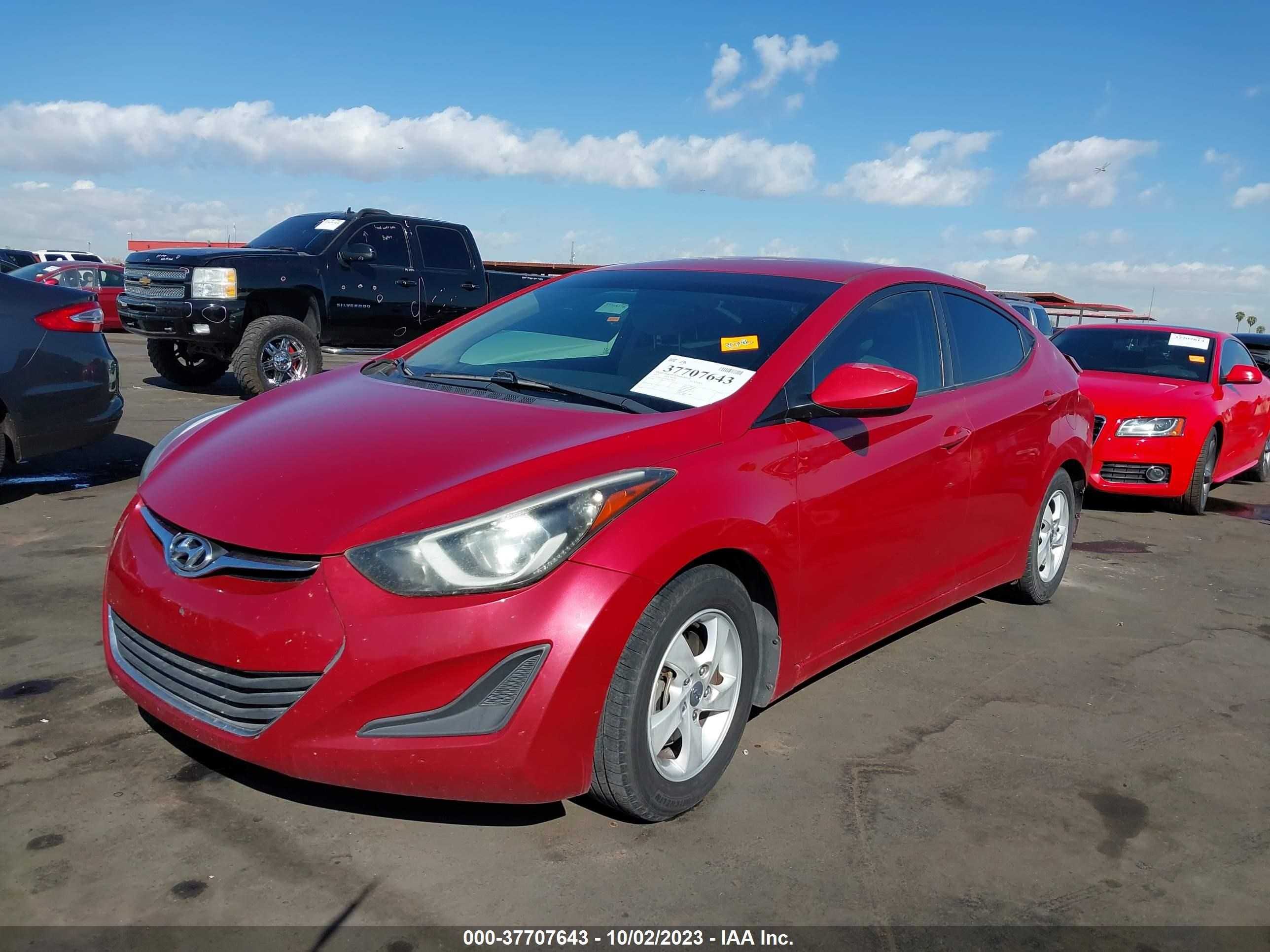 Photo 1 VIN: KMHDH4AE3FU329011 - HYUNDAI ELANTRA 