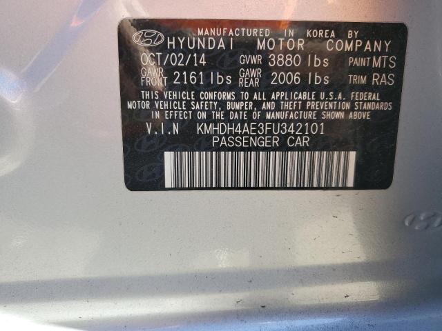 Photo 11 VIN: KMHDH4AE3FU342101 - HYUNDAI ELANTRA SE 