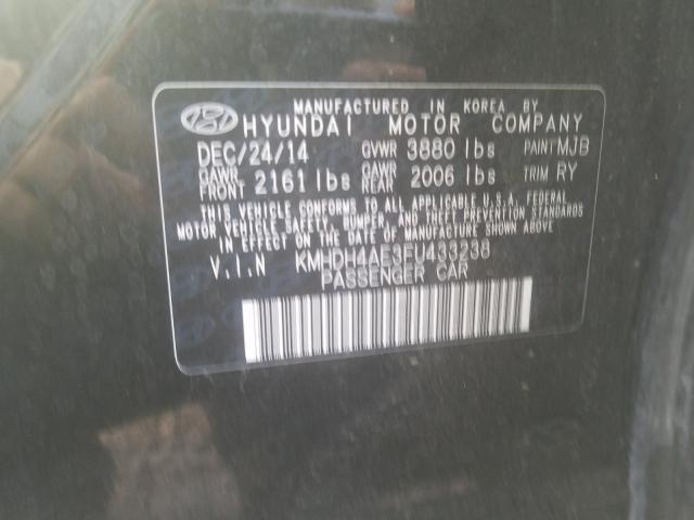 Photo 9 VIN: KMHDH4AE3FU433238 - HYUNDAI ELANTRA SE 