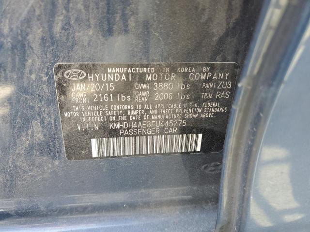 Photo 11 VIN: KMHDH4AE3FU445275 - HYUNDAI ELANTRA SE 