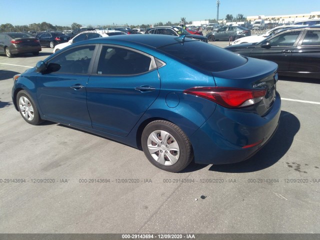 Photo 2 VIN: KMHDH4AE3GU490072 - HYUNDAI ELANTRA 