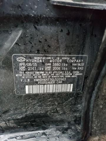 Photo 11 VIN: KMHDH4AE3GU520963 - HYUNDAI ELANTRA SE 