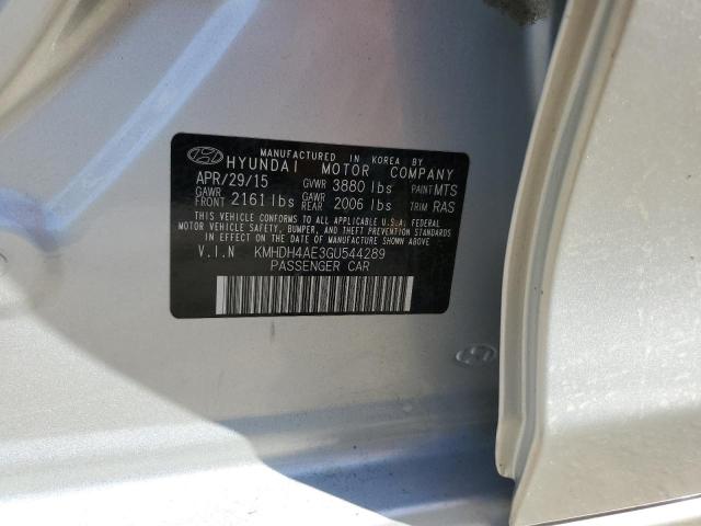 Photo 11 VIN: KMHDH4AE3GU544289 - HYUNDAI ELANTRA SE 